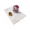 Biglietto Origami PACCO REGALO ROSA