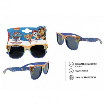 Occhiali da sole Paw Patrol blu e arancioni con lenti scure UV 100%