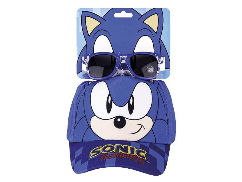 Set Occhiali da Sole e Cappello Sonic – Protezione UV, design SEGA per bambini