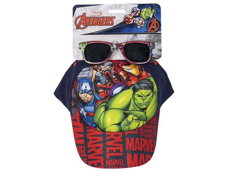 Set Occhiali da Sole e Cappello Avengers – Accessori Marvel per bambini con protezione UV