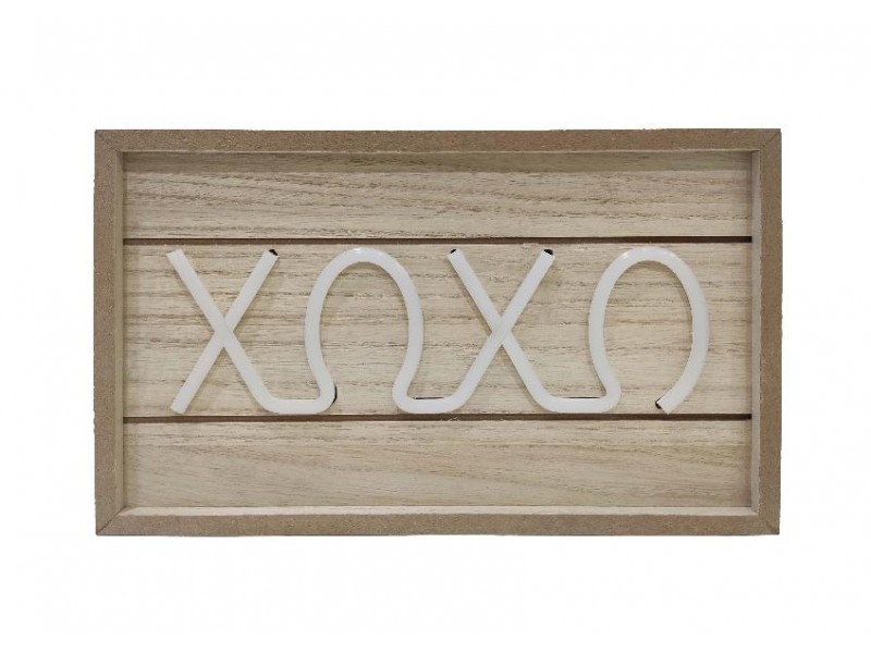 XOXO Wood Lamp [5409-00]