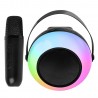 Speaker Ball Voice Nera - Cassa Bluetooth RGB con Microfono