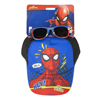 Set Occhiali da Sole e Cappello Spiderman