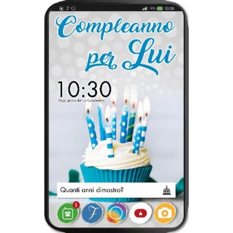 COMPLEANNO LUI CANDELE [4492-00]