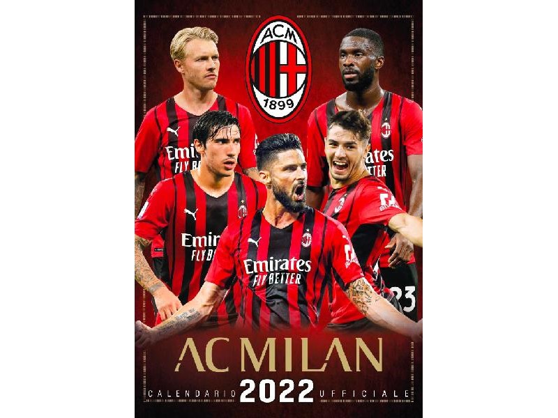 CALENDARIO UFFICIALE MILAN - ANNO 2022 [4334-00]